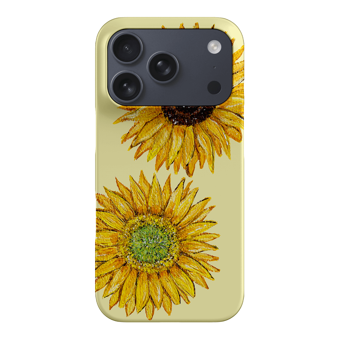 Sunflower Yellow Printed Phone Cases iPhone 17 Pro / Snap by BG. Studio - The Dairy