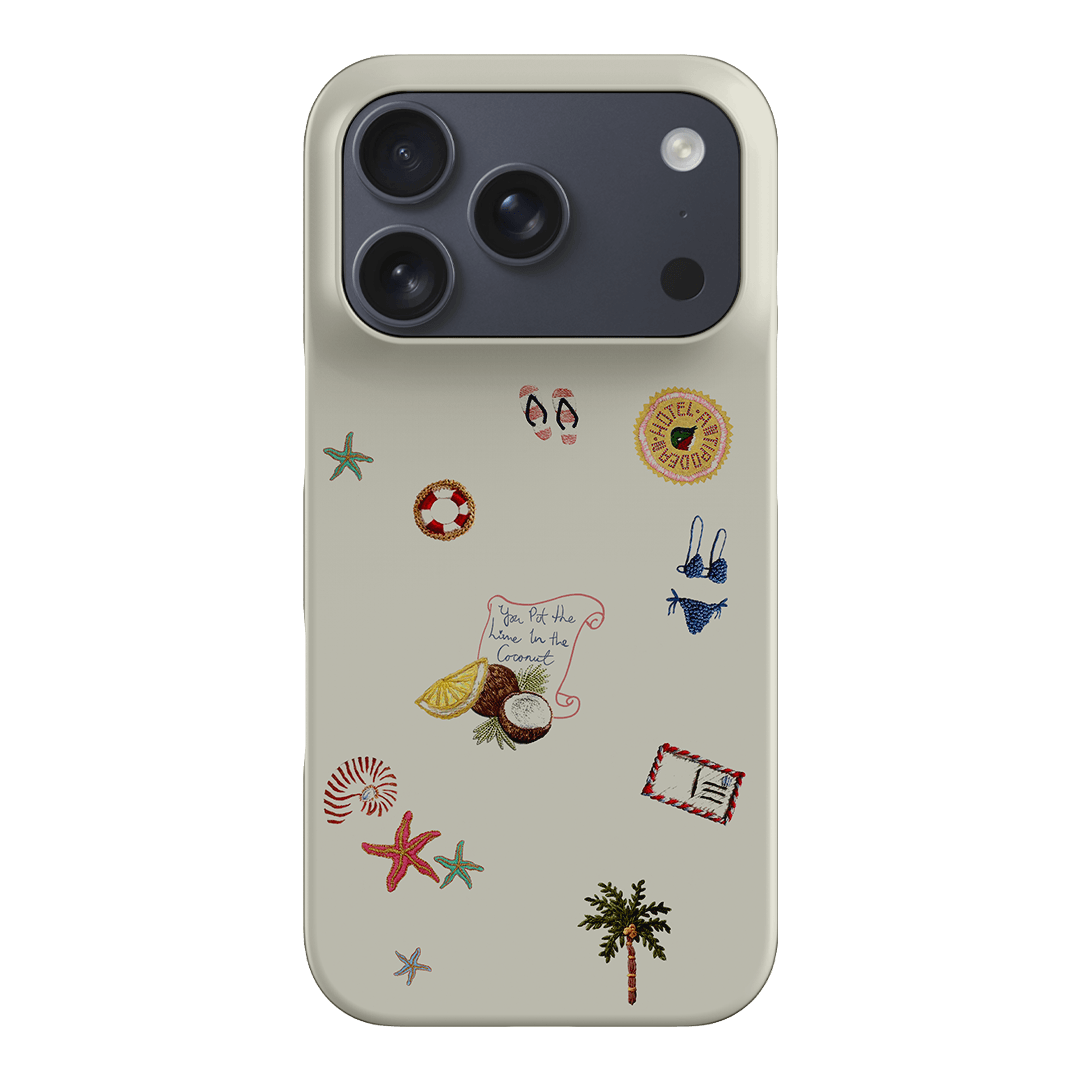 Vacay All Day Cream Printed Phone Cases by Antipodean - The Dairy