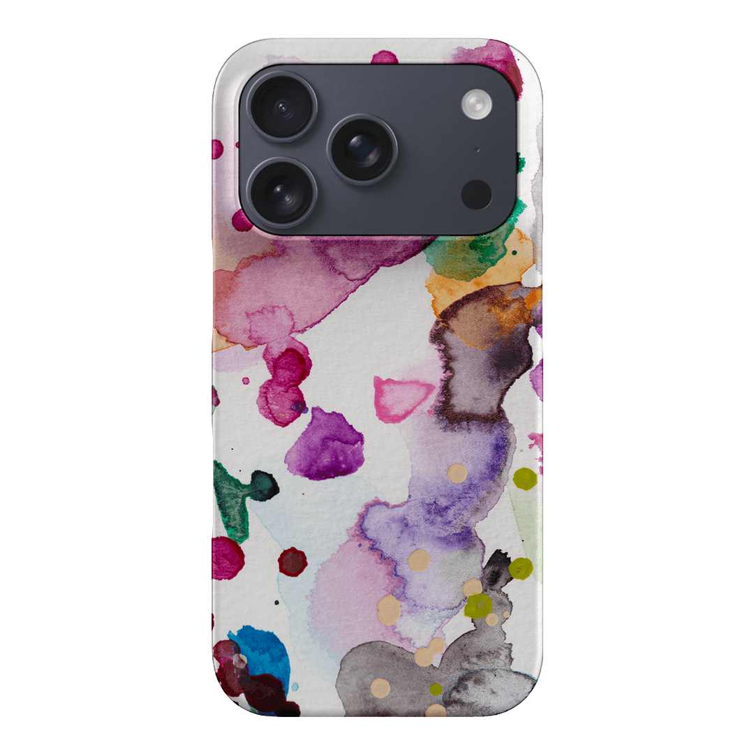 Watercolour Palette Printed Phone Cases iPhone 17 Pro / Snap by The Dairy - The Dairy