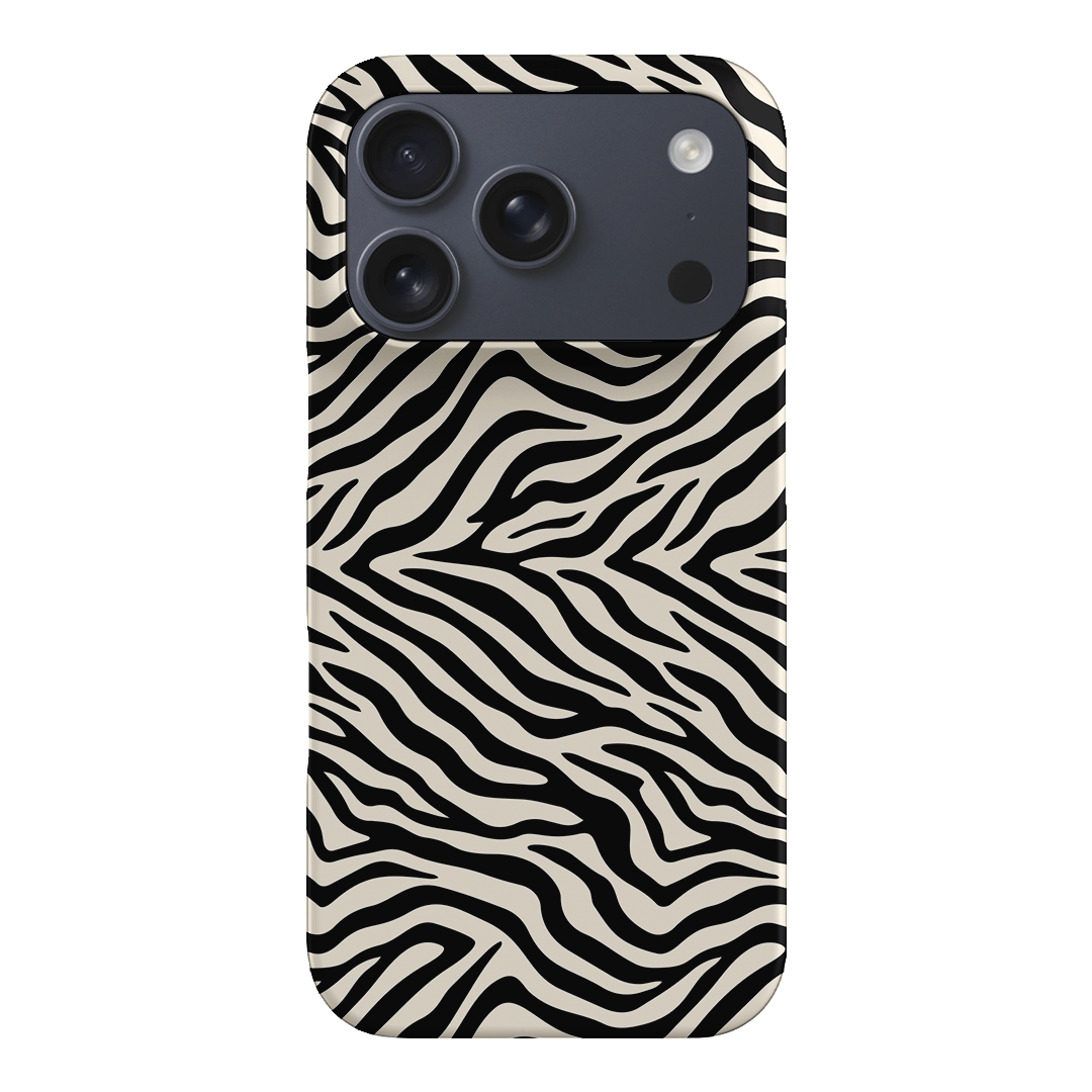 Zebra Ink Printed Phone Cases iPhone 17 Pro / Snap by The Dairy - The Dairy