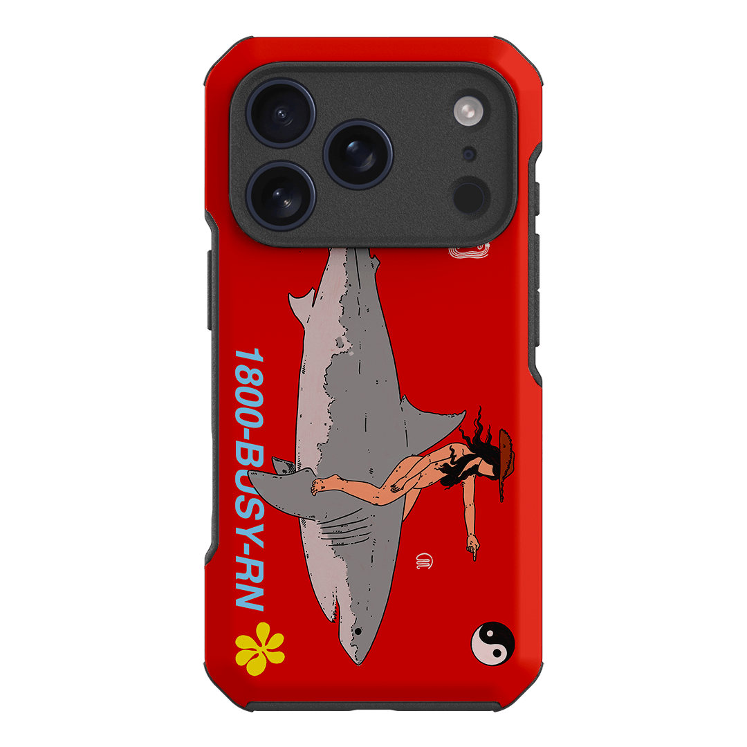 1800-Busy Rn in Red Printed Phone Cases iPhone 17 Pro / Toughie by Easty Beasty - The Dairy
