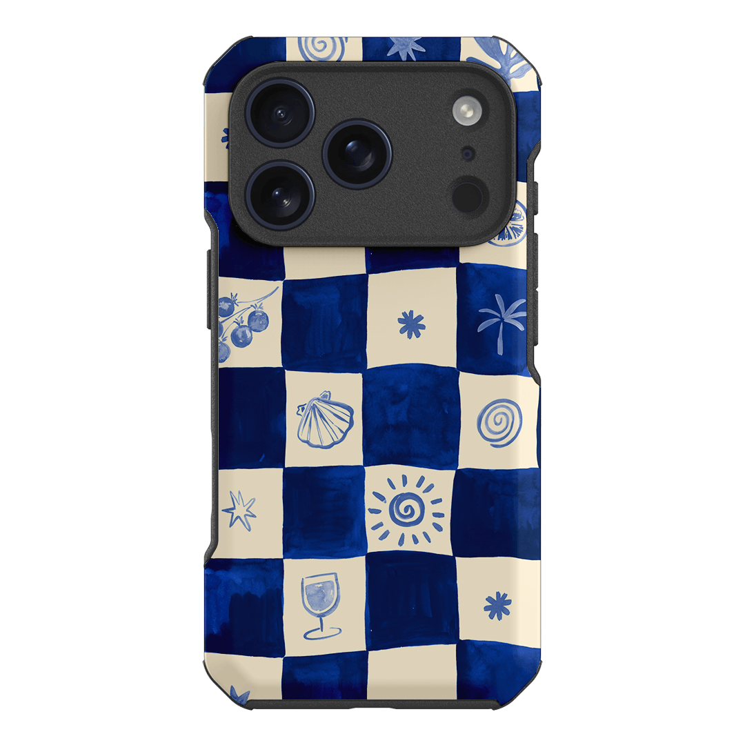 Afternoon Mezze Azure Printed Phone Cases iPhone 17 Pro / Toughie by Charlie Taylor - The Dairy