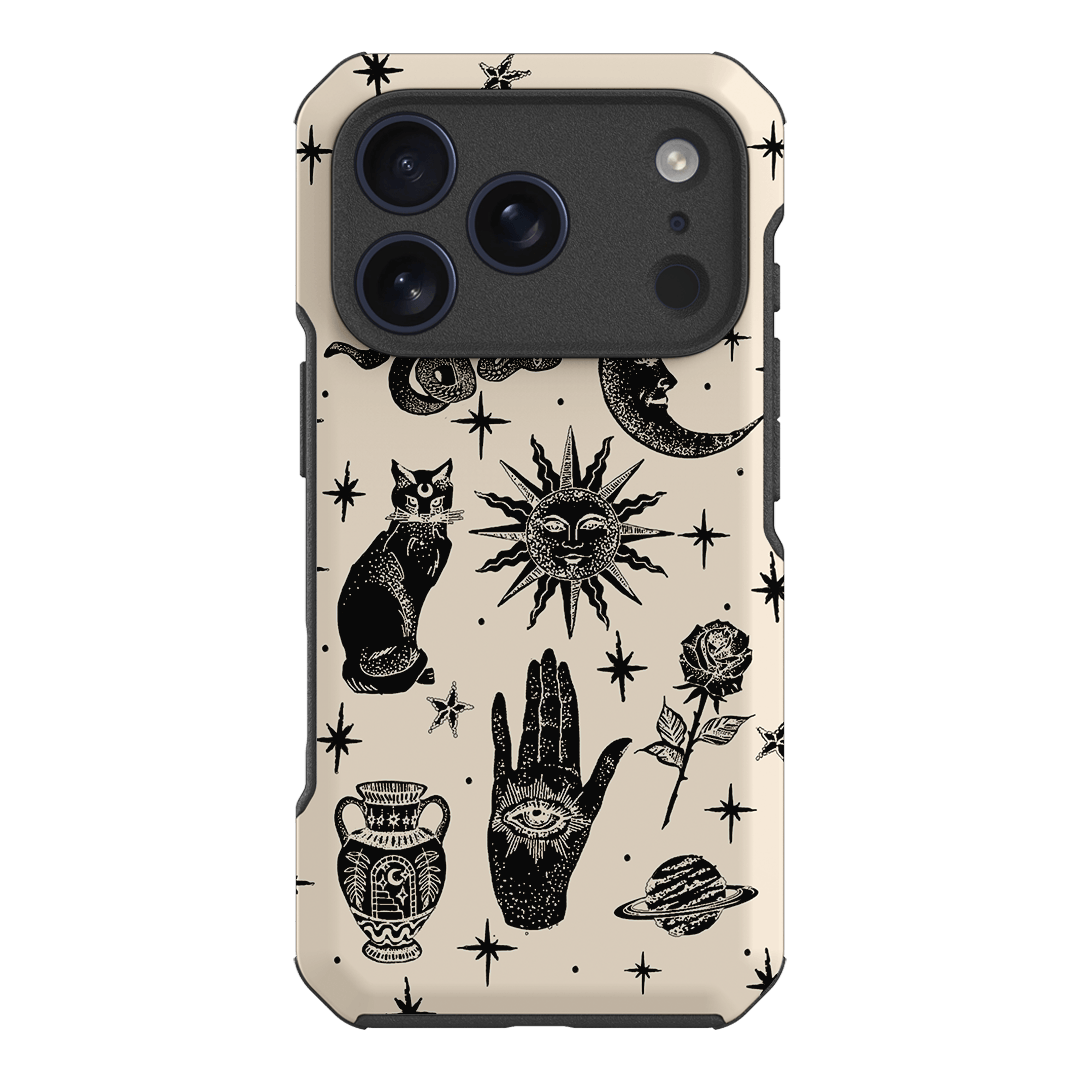 Astro Flash Beige Printed Phone Cases iPhone 17 Pro / Toughie by Veronica Tucker - The Dairy