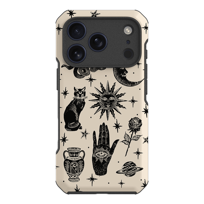 Astro Flash Beige Printed Phone Cases iPhone 17 Pro / Toughie by Veronica Tucker - The Dairy