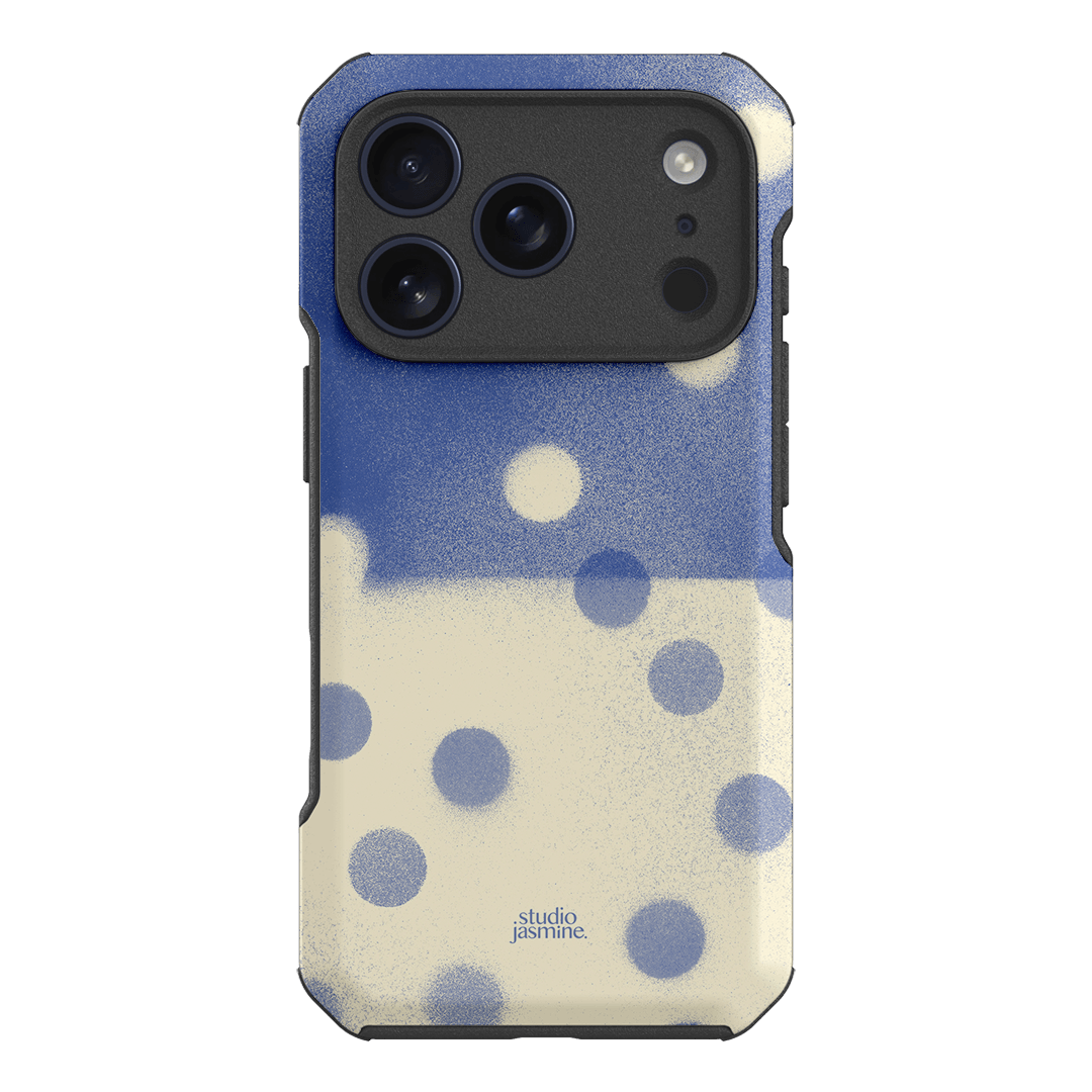Bleu Polka Dot Printed Phone Cases iPhone 17 Pro / Toughie by Jasmine Dowling - The Dairy