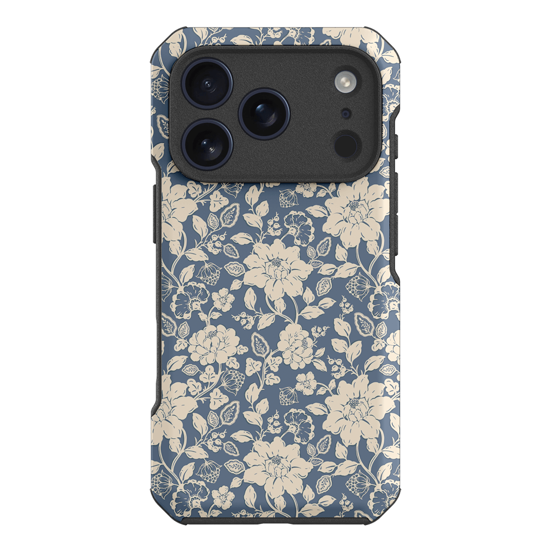 Blue Garden Printed Phone Cases iPhone 17 Pro / Toughie by Kasiags Art - The Dairy