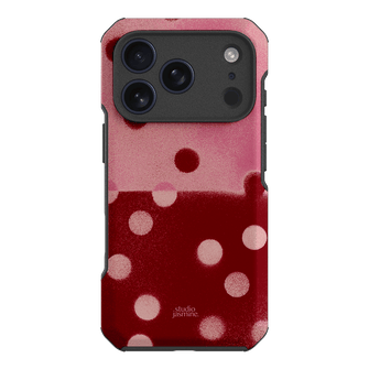Cherry Polka Dot Printed Phone Cases iPhone 17 Pro / Toughie by Jasmine Dowling - The Dairy