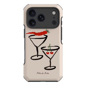 Chili Cherry Printed Phone Cases iPhone 17 Pro / Toughie by Phthalo Ruth - The Dairy