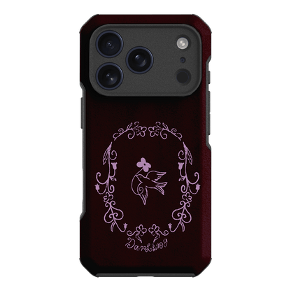 Darling Burgundy Printed Phone Cases by The Dairy - The Dairy