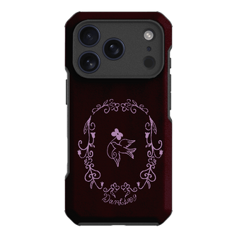 Darling Burgundy Printed Phone Cases by The Dairy - The Dairy