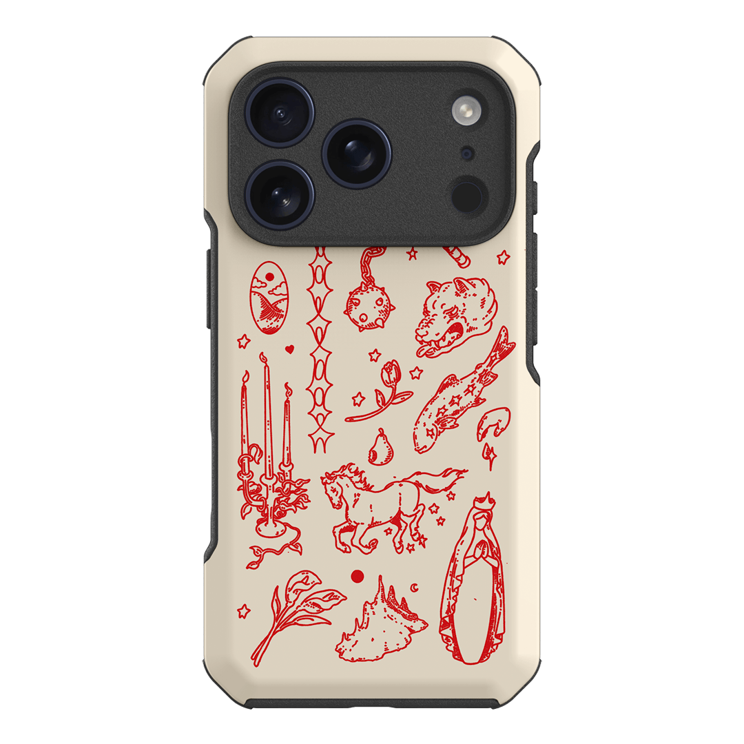 Dreamcore Cream Printed Phone Cases iPhone 17 Pro / Toughie by Easty Beasty - The Dairy