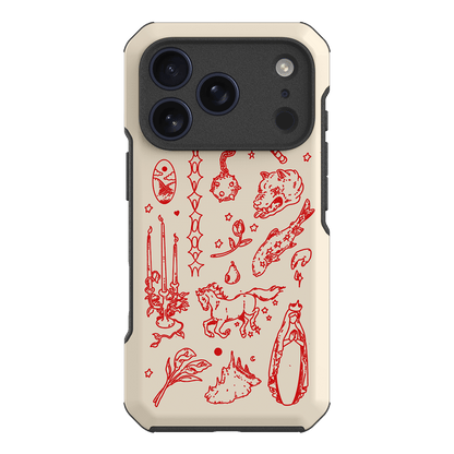 Dreamcore Cream Printed Phone Cases iPhone 17 Pro / Toughie by Easty Beasty - The Dairy