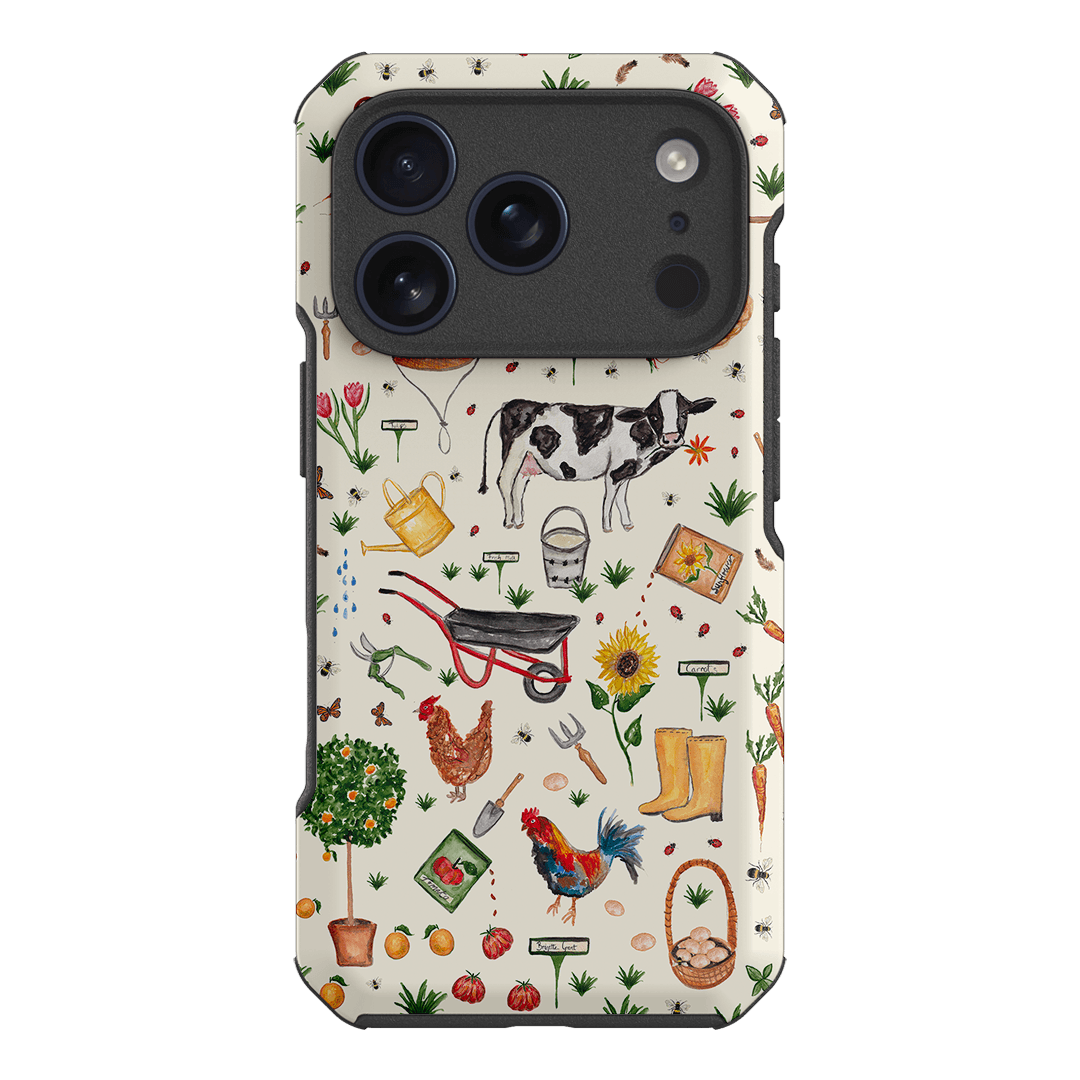 Farm Stay Printed Phone Cases iPhone 17 Pro / Toughie by BG. Studio - The Dairy