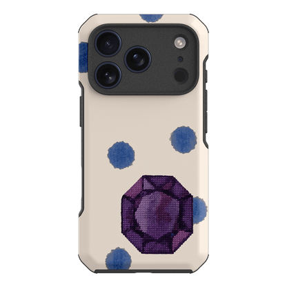February Amethyst Printed Phone Cases iPhone 17 Pro / Toughie by Joiana - The Dairy