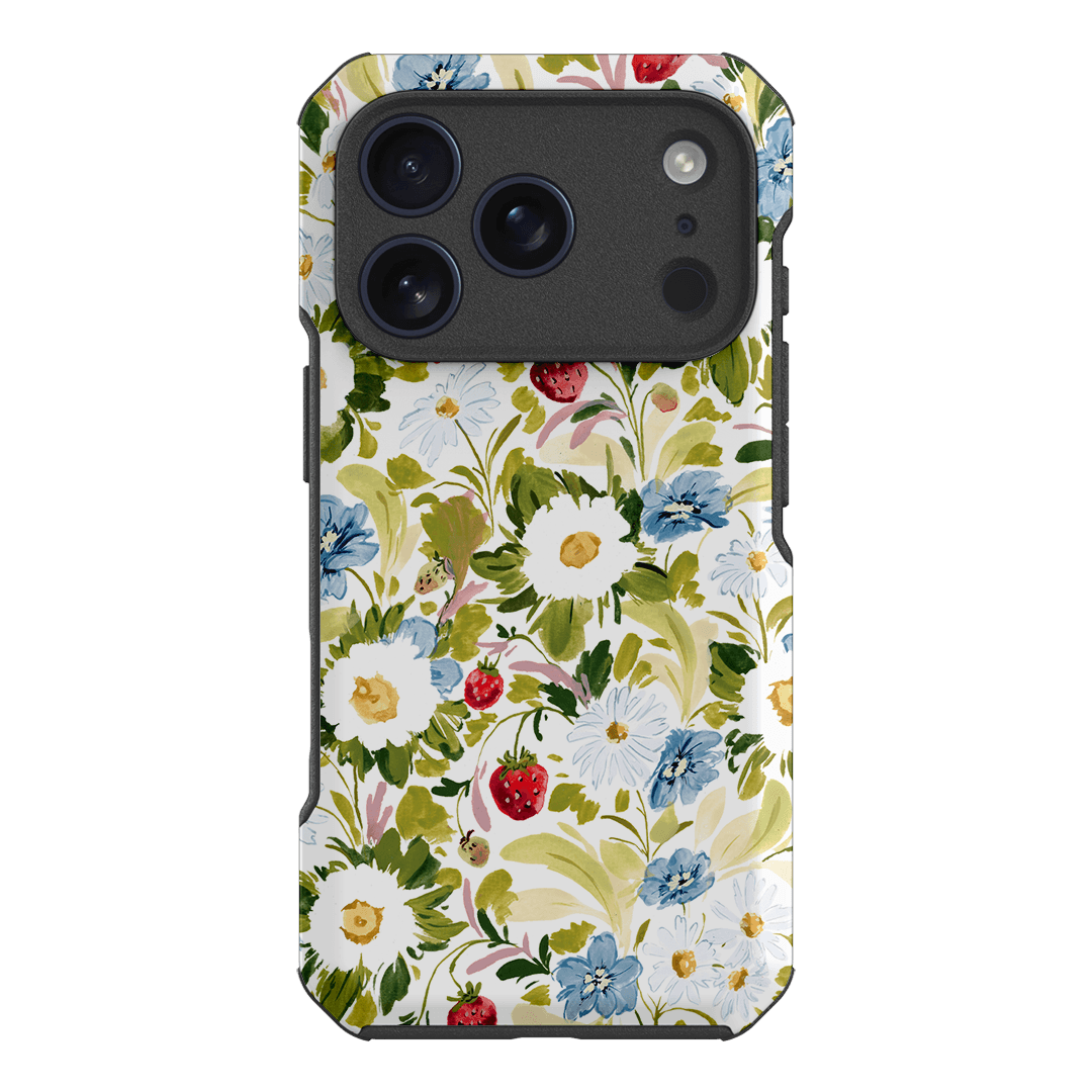 Garden Strawberries Printed Phone Cases iPhone 17 Pro / Toughie by Ellie Mae - The Dairy