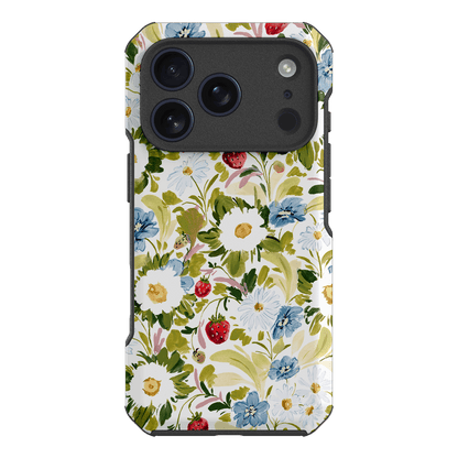 Garden Strawberries Printed Phone Cases iPhone 17 Pro / Toughie by Ellie Mae - The Dairy