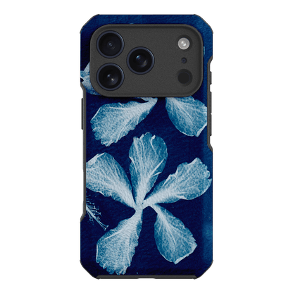 Hibiscus Cyanotype Printed Phone Cases iPhone 17 Pro / Toughie by Sally Hungerford - The Dairy