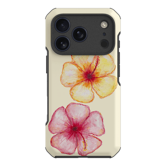 Hibiscus Flower Yellow Printed Phone Cases iPhone 17 Pro / Toughie by BG. Studio - The Dairy