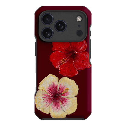 Hibiscus Flower Printed Phone Cases iPhone 17 Pro / Toughie by BG. Studio - The Dairy