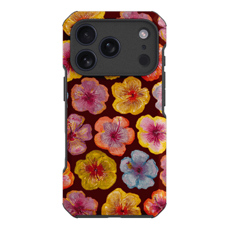 Hibiscus Holiday Rouge Printed Phone Cases iPhone 17 Pro / Toughie by BG. Studio - The Dairy