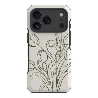 Inked Tulips Printed Phone Cases iPhone 17 Pro / Toughie by Typoflora - The Dairy