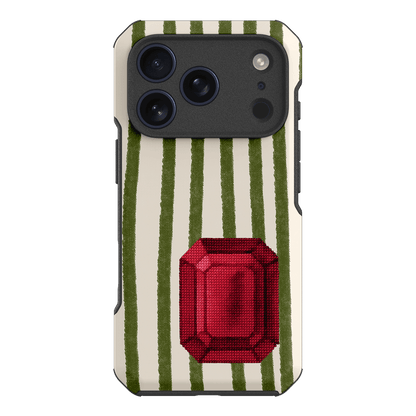 July Ruby Printed Phone Cases iPhone 17 Pro / Toughie by Joiana - The Dairy