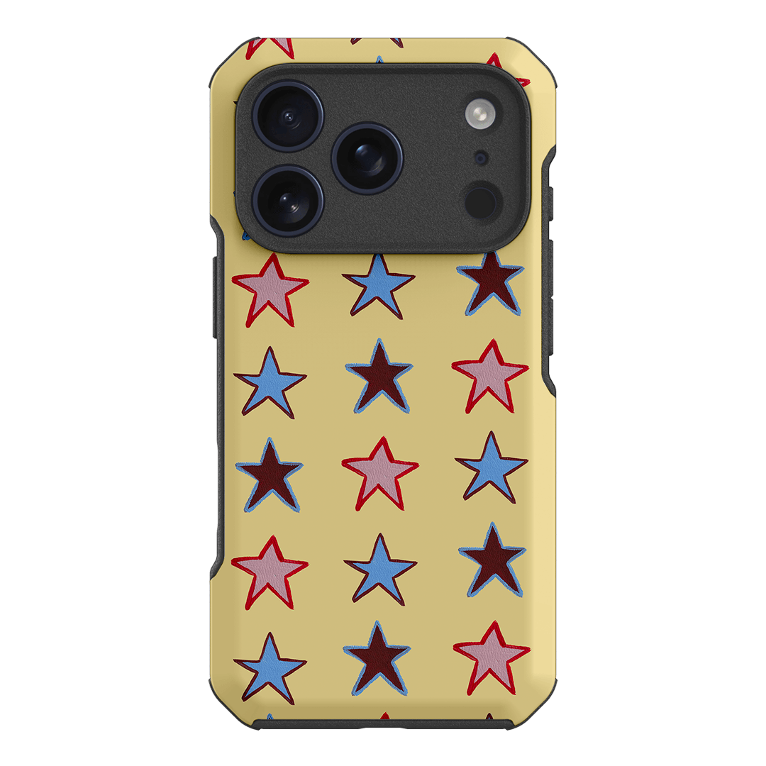 Lucky Stars Butter Printed Phone Cases iPhone 17 Pro / Toughie by BG. Studio - The Dairy