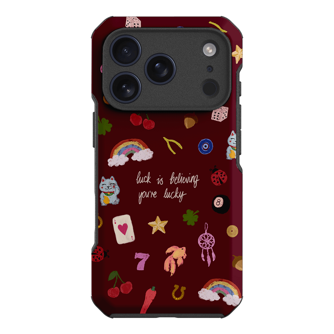 Lucky Printed Phone Cases iPhone 17 Pro / Toughie by Amy Gibbs - The Dairy