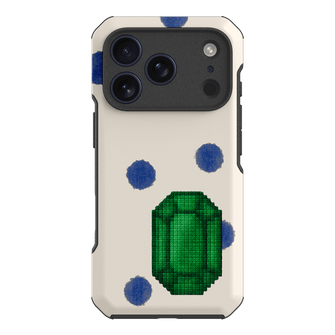 May Emerald Printed Phone Cases iPhone 17 Pro / Toughie by Joiana - The Dairy