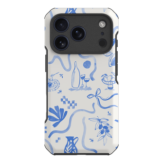 Mediterranean Wave Printed Phone Cases iPhone 17 Pro / Toughie by Charlie Taylor - The Dairy