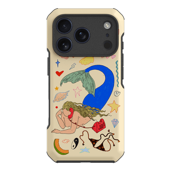 Mermaid Salad Cream Printed Phone Cases iPhone 17 Pro / Toughie by Easty Beasty - The Dairy