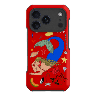 Mermaid Salad Scarlet Printed Phone Cases iPhone 17 Pro / Toughie by Easty Beasty - The Dairy