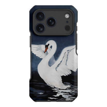 Midnight Swan Printed Phone Cases iPhone 17 Pro / Toughie by Lisa Hu - The Dairy