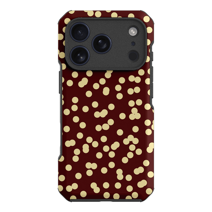 Mini Confetti Burgundy Butter Printed Phone Cases iPhone 17 Pro / Toughie by Veronica Tucker - The Dairy