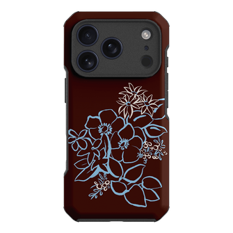 Mocha Posy Printed Phone Cases iPhone 17 Pro / Toughie by Typoflora - The Dairy