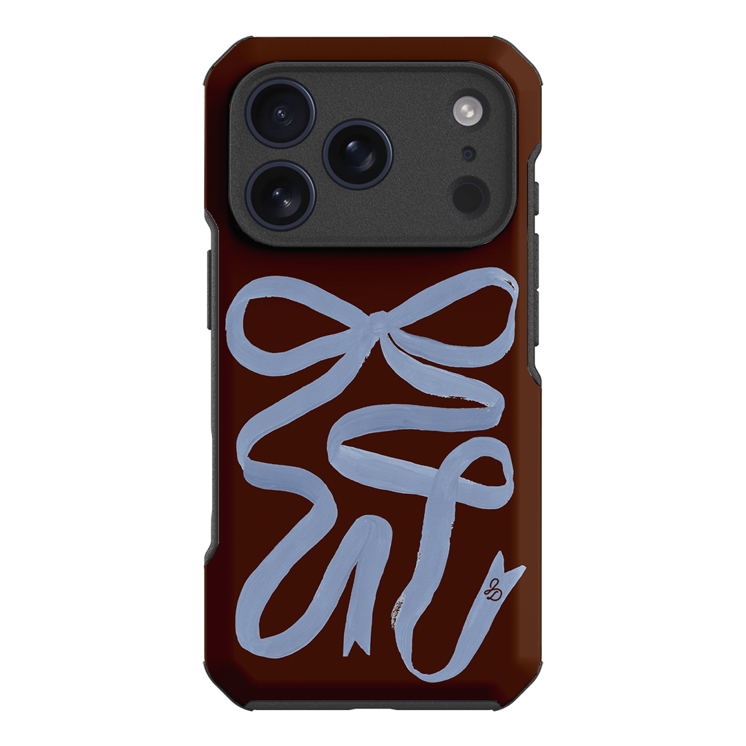 Mocha Ribbon Printed Phone Cases iPhone 17 Pro / Toughie by Jasmine Dowling - The Dairy