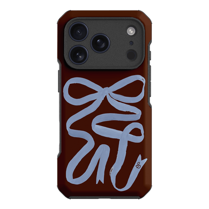 Mocha Ribbon Printed Phone Cases iPhone 17 Pro / Toughie by Jasmine Dowling - The Dairy