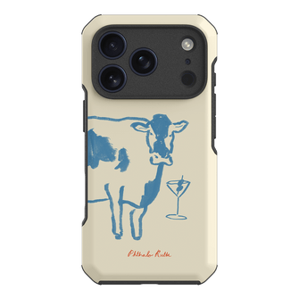Mootini Blue Printed Phone Cases iPhone 17 Pro / Toughie by Phthalo Ruth - The Dairy