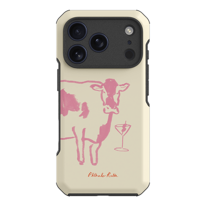 Mootini Pink Printed Phone Cases iPhone 17 Pro / Toughie by Phthalo Ruth - The Dairy