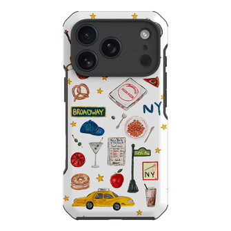 NYC White Printed Phone Cases iPhone 17 Pro / Toughie by BG. Studio - The Dairy