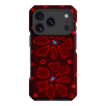 Painted Petal Rouge Printed Phone Cases iPhone 17 Pro / Toughie by BG. Studio - The Dairy