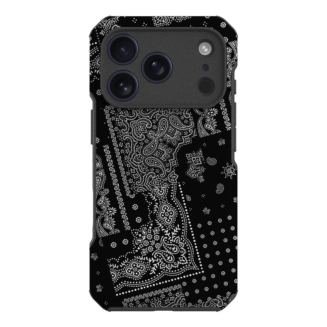Paisley Noir Printed Phone Cases iPhone 17 Pro / Toughie by The Dairy - The Dairy