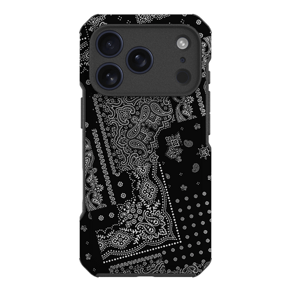 Paisley Noir Printed Phone Cases iPhone 17 Pro / Toughie by The Dairy - The Dairy