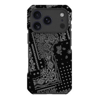 Paisley Noir Printed Phone Cases iPhone 17 Pro / Toughie by The Dairy - The Dairy