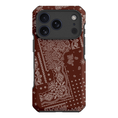 Paisley Cinnamon Printed Phone Cases iPhone 17 Pro / Toughie by The Dairy - The Dairy