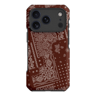 Paisley Cinnamon Printed Phone Cases iPhone 17 Pro / Toughie by The Dairy - The Dairy