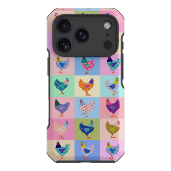 Pastel Chickens Printed Phone Cases iPhone 17 Pro / Toughie by Kayla Henley - The Dairy