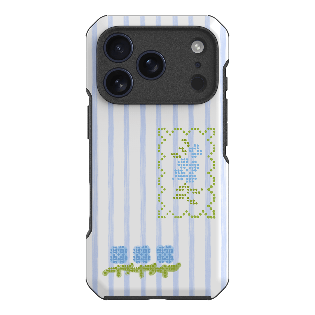 Patchwork Blue Printed Phone Cases iPhone 17 Pro / Toughie by Kayla Carr - The Dairy