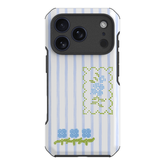 Patchwork Blue Printed Phone Cases iPhone 17 Pro / Toughie by Kayla Carr - The Dairy