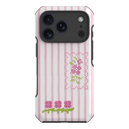 Patchwork Pink Printed Phone Cases iPhone 17 Pro / Toughie by Kayla Carr - The Dairy